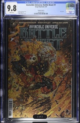 Invincible Universe: Battle Beast #1 Foil Cover G CGC 9.8 - Universal