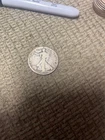 1917 WALKING LIBERTY HALF DOLLAR-90 % SILVER- LOT #242
