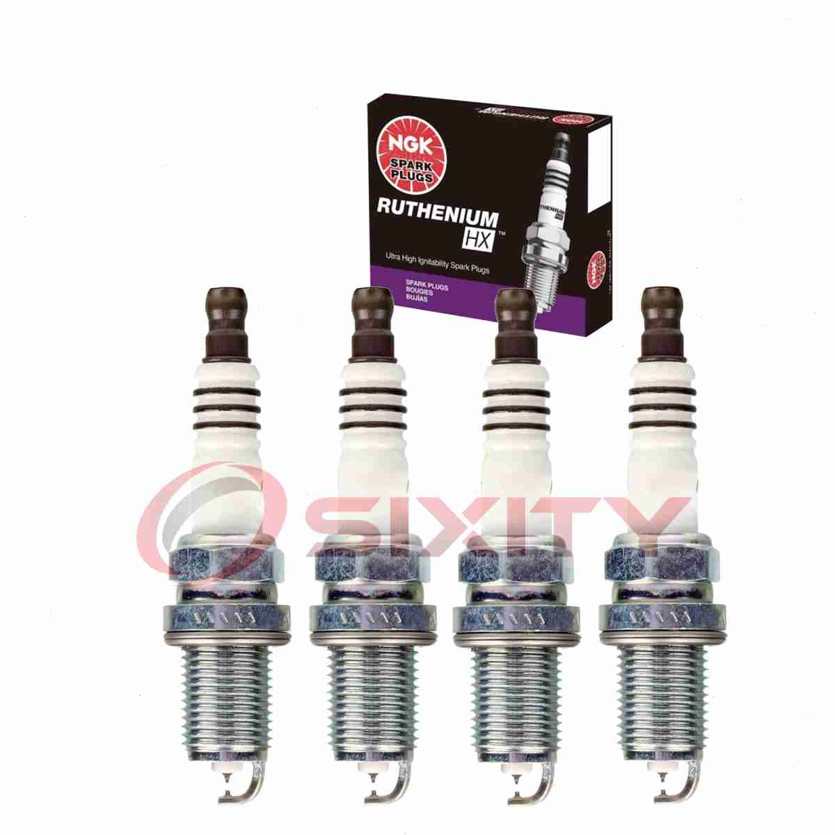 4 pcs NGK Ruthenium HX Spark Plugs for 2006 Lotus Exige 1.8L L4 - Engine Kit ed