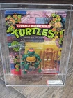 Michaelangelo AFA GRADED 75 10-Back TMNT 1988 Playmates Action Figure