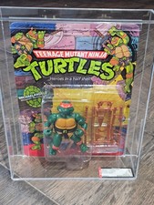 Michaelangelo AFA GRADED 75 10-Back TMNT 1988 Playmates Action Figure