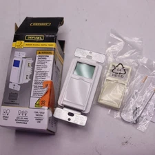 Defiant 5 Amp 30-Minutes Indoor In-Wall Digital Programmable Timer, White