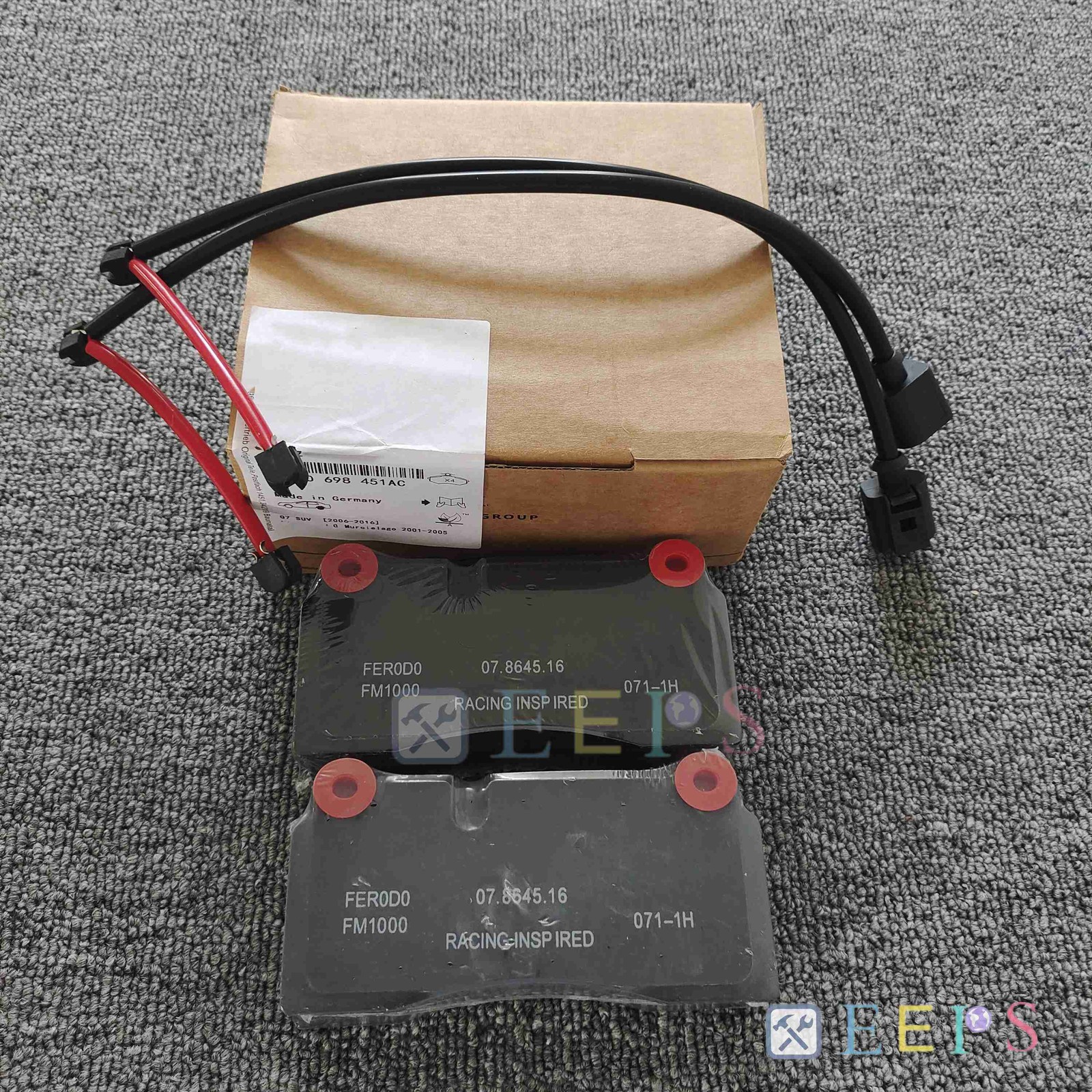 For Lamborghini Huracan Rear Brake Pad Kit With Sensors