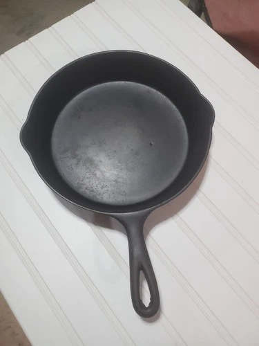 Antique Wagner Arc Logo No 8 Cast Iron Skillet 1891-1910 Restored