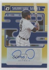 2021 Panini Donruss Optic Signature Series Gold Prizm 3/10 Dawel Lugo Auto 0c2