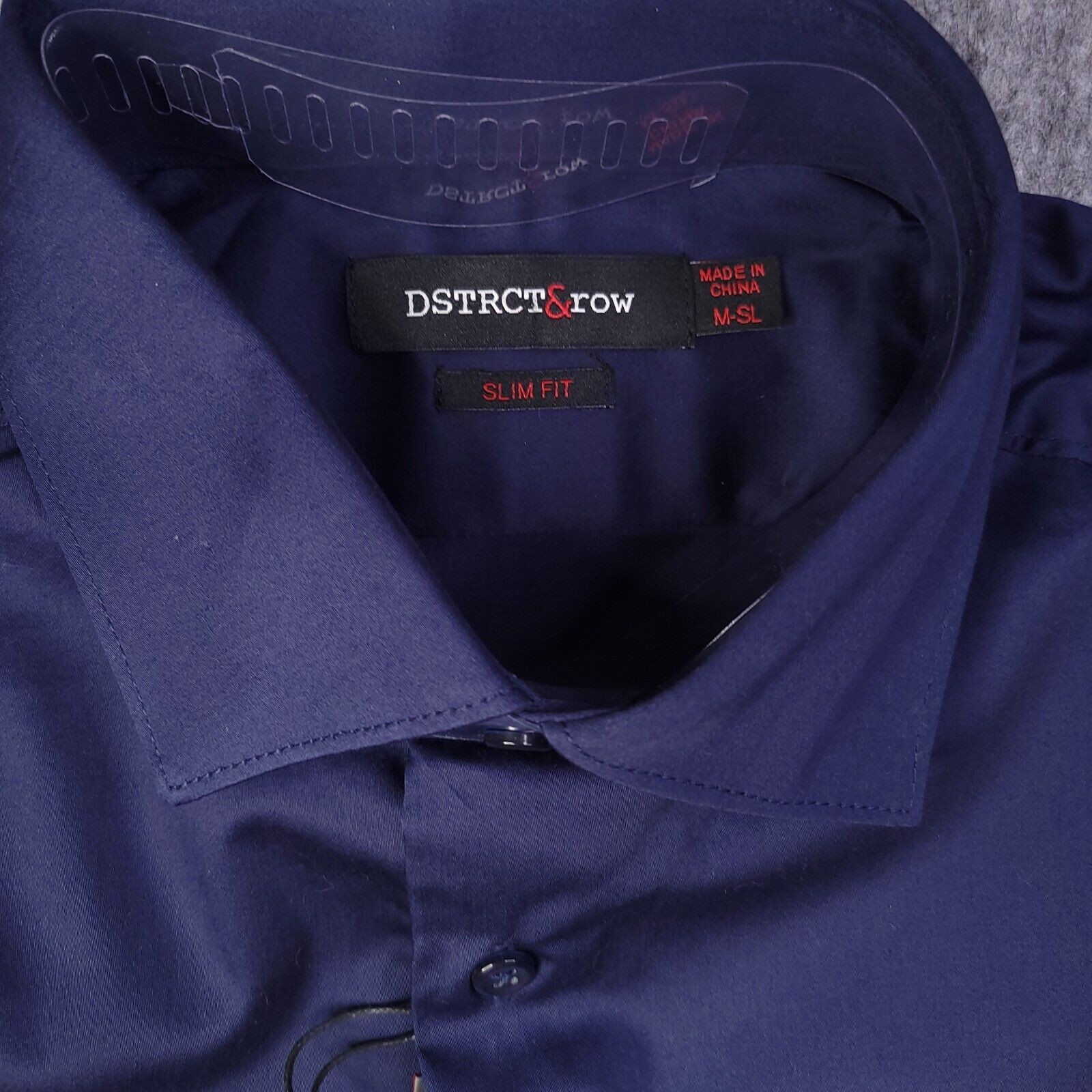 FILA Camicia elegante uomo Dstrct & Row media manica lunga blu