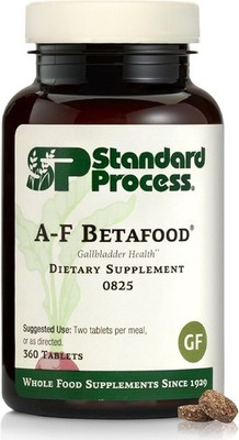 Standard Process A-F Betafood Gallbladder Health Dietary Supplement - Gluten-F