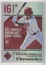 2018 Panini Chronicles Holo Gold 22/99 Victor Robles #15 Rookie RC jc3
