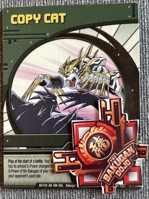 Bakugan Battle Brawlers | Copy Cat   Green Ability Card | 12/15a Tigrerra