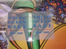 2x Volvo Ocean Race 2008-2009 flocculazione flocculante per maglia maglia allenamento fb0065