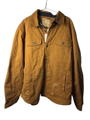 #ad #ad Jachs NY Men#x27;s XL Chore Jacket Rugged Canvas Workwear Utility Lined Coat READ $7.98