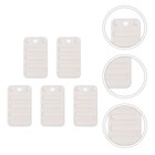 5Pcs Weichmöbel Fußmatten Heimwerker DIY Wedge Levelers (Weiß)