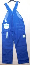 Big Smith Mens Blue Denim Overalls Size 40x30 Triple-Stitched Durable Workwear