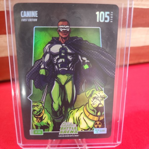 2026 Bo Jackson Battle Arena Canine- Kenneth Walker III Battlefoil Glow #BF-103