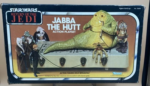 1983 Jabba The Hutt Playset Kenner ROTJ Star Wars Complete!