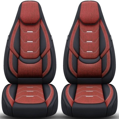 Schonbezüge Sitzbezüge für VW Scirocco 3 Bj 2008-17 in Schwarz/Weinrot H2