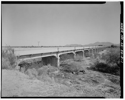 San Carlos Irrigation Project,Sacaton Dam & Bridge,Coolidge,Pinal Co,Arizona