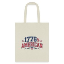 1776 American  250 Years USA Anniversary  4th Of July Tote Bag, One Size,