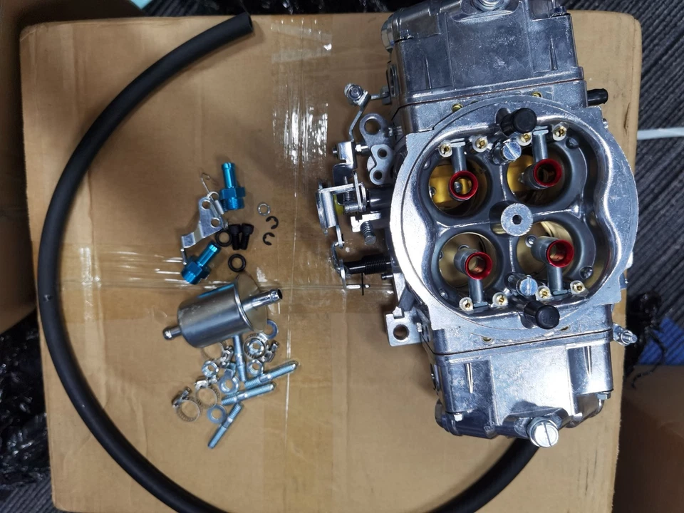 0-82751SA 750 CFM Double Pumper Aluminum Street HP Carburetor - Image 3 of 4