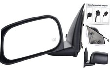 Side View Mirror Fits Dodge Durango 2004-2009 - Black Power Adjusted Manual