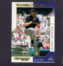 2003 DONRUSS TEAM HEROES CHICAGO COLLECTION PARALLEL #24 RANDY JOHNSON #5/5 NM