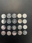 Lot of 5 x 1 Gram .999 Fine Silver Round Mixed Designs – 5 grams of silver total