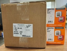 Gentex #GHSR, Fire Alarm Horn/Strobe, 24 VDC, LED, Wall/Ceiling Mt, Red.