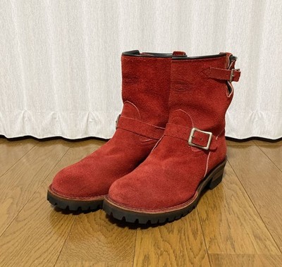 WESCO Stiefel CUSTOM BOSS No Steel Engineer Boots Vibram Sohle Wildleder Rot ...