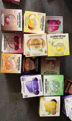 waterdrop Microdrink Würfel Mix 10er Pack ohne Zucker Cola Apfel Orange Zitrone