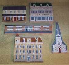 5 DIFF WOODEN HOUSES FEATURING WESTMINSTER, MARYLAND CARROLL COUNTY 4 CAT'S MEOW