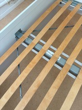 vends lit double blanc en bon