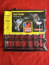 More Birds Suet Cage Bird Feeder, Fruit And Suet Feeder