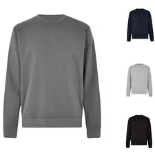 Kustom Kit Mens Sweatshirt Plain Crew Neck Pullover Sweat Top Jumper