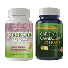 Forskolin Extract Metabolism Support Garcinia Cambogia Weight Supplement 60 Caps