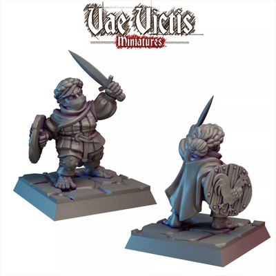 Halblings-Ritterin | z.B. für Broheim, Frostgrave, Forbidden Psalm, DnD