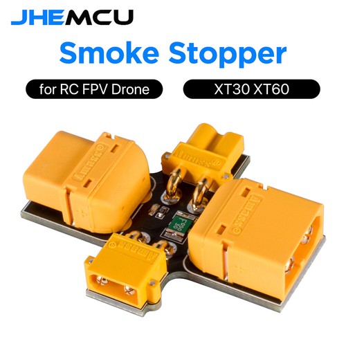 JHEMCU Amass Smoke Stopper 1-6S 30V XT30 XT60 Fuse Installation Test Safety Plug - Picture 1 of 15