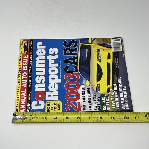 2003 Consumer Reports Magazine New Cars Best & Worst Used 10 Dealer Tricks - Picture 9 of 10