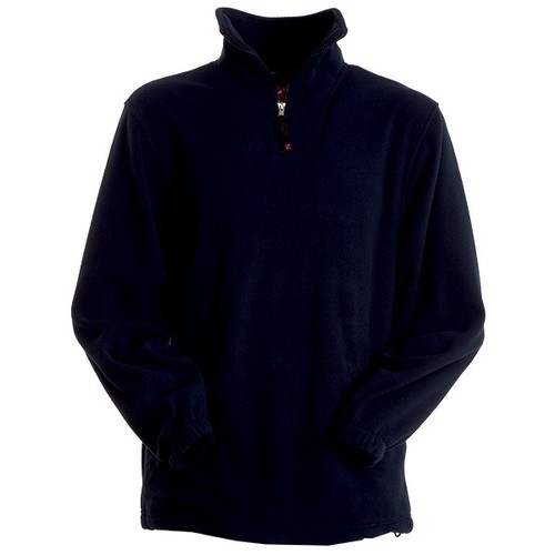 FELPA PILE SPESSORATO CALDISSIMA CON TASCHE LAVORO 1/2 ZIP 280gr DA S A 3XL  BLU | eBay