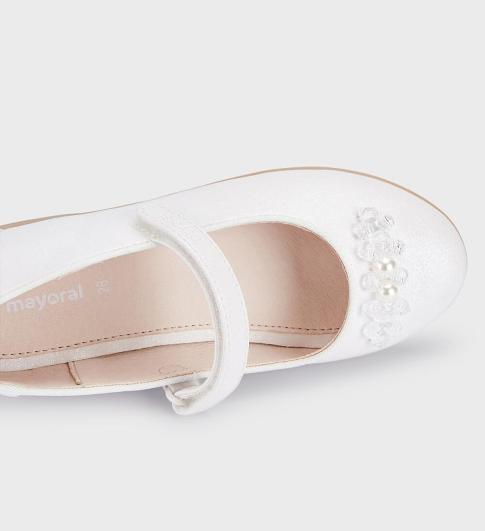 Mayoral Elegant Summer Ballerina Shoes For Girls Ceremony First Communion