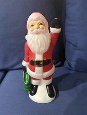 Christmas Santa Tabletop Light Up Blow Mold 11  Battery Operated