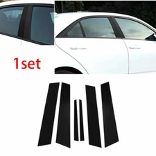 For Cadillac CT4 20-2024 PC Black Exterior Window B-pillar Post Decoration 6X