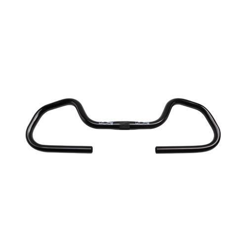 Cintre de rechange haut de gamme en aluminium noir 25.4 mm multi-position pour vélo