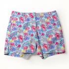 Talbots The Weekend Shorts Sea Shells Sea Horses Women's Size 12 Multicolor