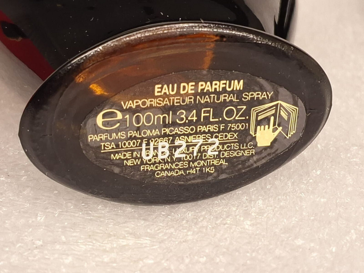 PALOMA PICASSO EDP EAU DE PARFUM 100ML 3.4 fl oz | eBay