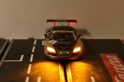 LED Digital Beleuchtung gelb/rot für Carrera mit Stecker ohne Löten