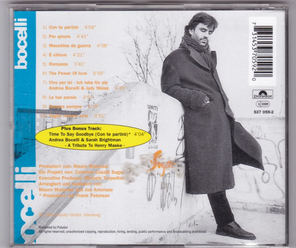 Andrea Bocelli - Bocelli - Bild 2 von 3