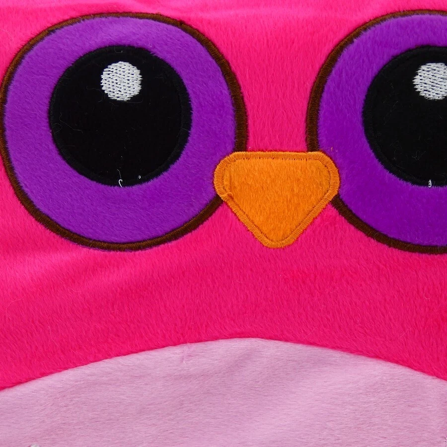 Kuschelkissen in Eulen Form pink lila - Bild 2 von 4