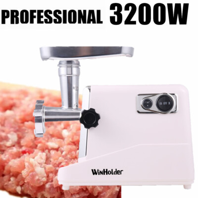 3500 Watt Winholder Meat Grinder Electric Industrial/Home Meat Mincer W/3  Blade UK