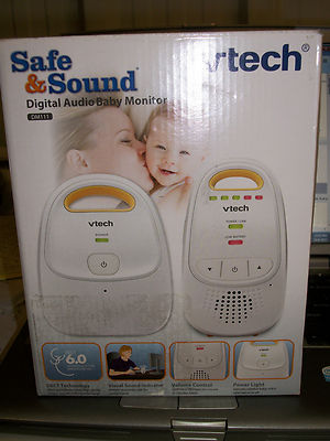 VTech DM111 Safe Sound Digital Audio Baby Monitor New Open Box