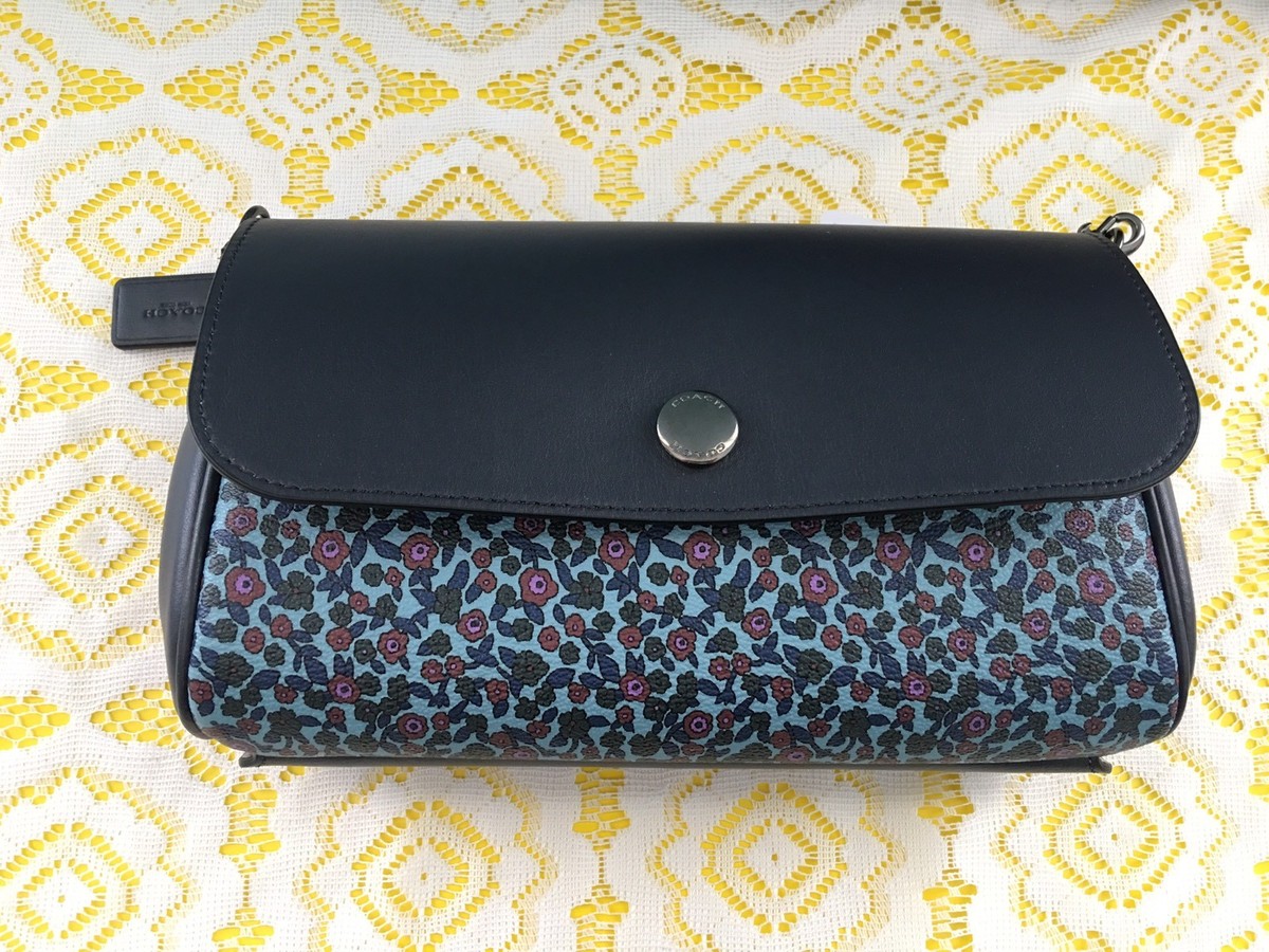 Coach Reversible Crossbody in Ranch Floral Print Coated Canvas F59535  Midnight